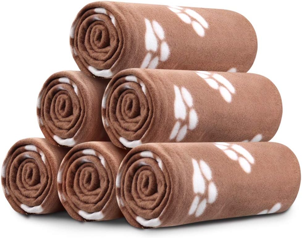 Dog Blankets, Fleece Pet Blankets, 24x28 Inches