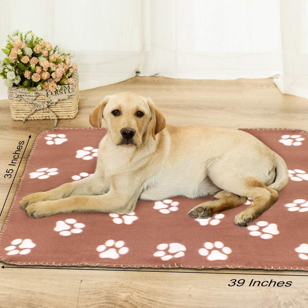 Dog Blankets, Fleece Pet Blankets, 24x28 Inches