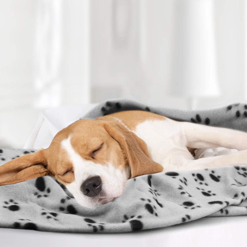 Dog Blankets, Fleece Pet Blankets, 24x28 Inches