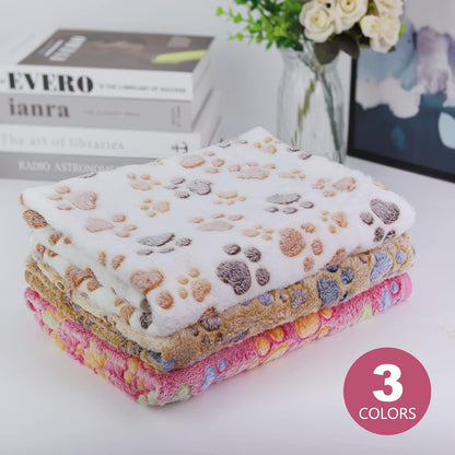 Dog Blankets, Fleece Pet Blankets, 24x28 Inches