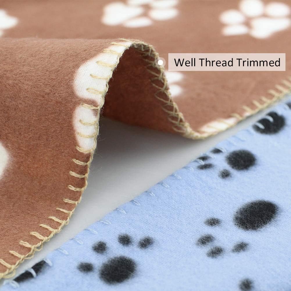 Dog Blankets, Fleece Pet Blankets, 24x28 Inches