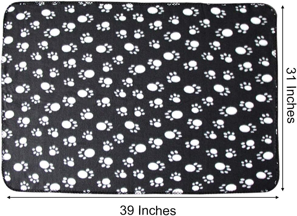 Dog Blankets, Fleece Pet Blankets, 24x28 Inches