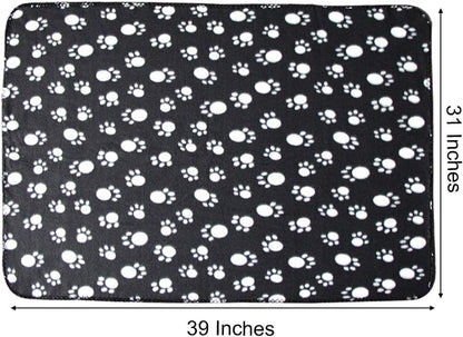 Dog Blankets, Fleece Pet Blankets, 24x28 Inches