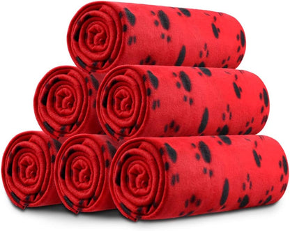 Dog Blankets, Fleece Pet Blankets, 24x28 Inches