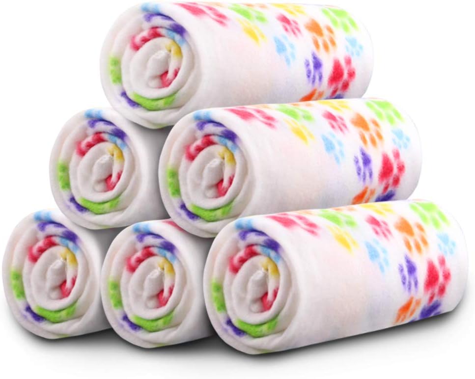 Dog Blankets, Fleece Pet Blankets, 24x28 Inches