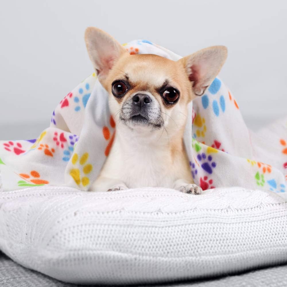 Dog Blankets, Fleece Pet Blankets, 24x28 Inches