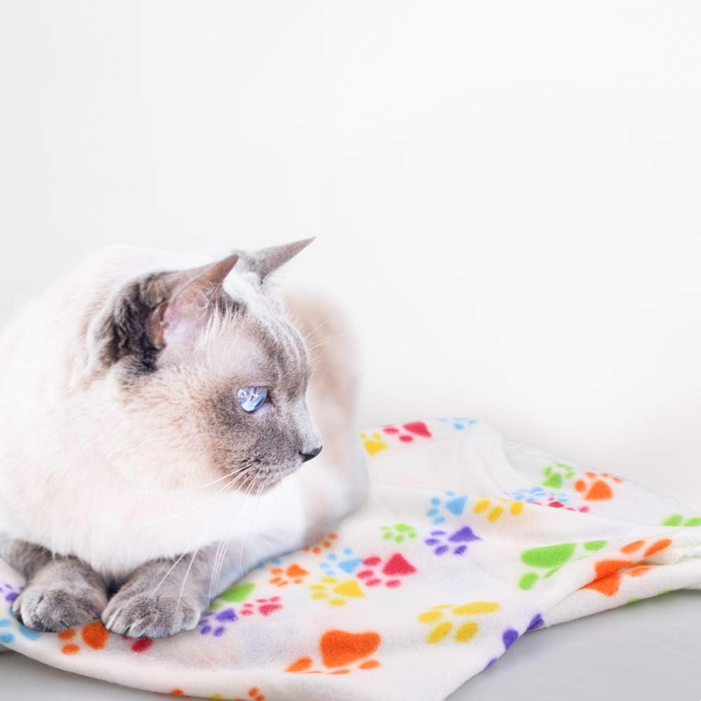 Dog Blankets, Fleece Pet Blankets, 24x28 Inches