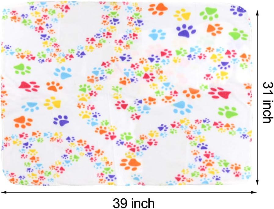 Dog Blankets, Fleece Pet Blankets, 24x28 Inches