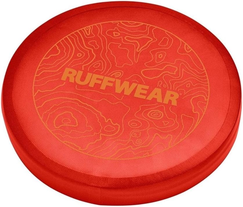 Ruffwear, Camp Flyer Dog Toy, Flying Disc, Red Sumac