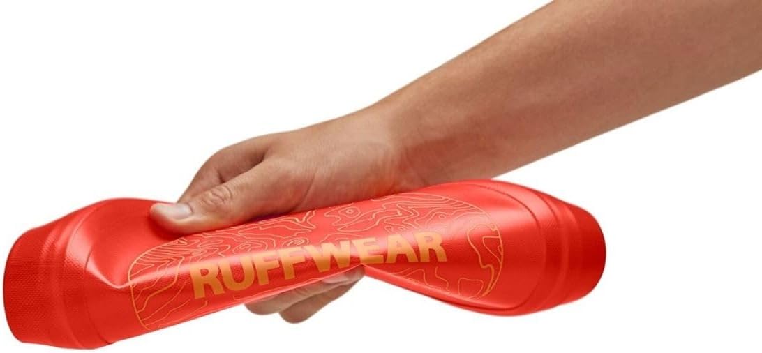 Ruffwear, Camp Flyer Dog Toy, Flying Disc, Red Sumac