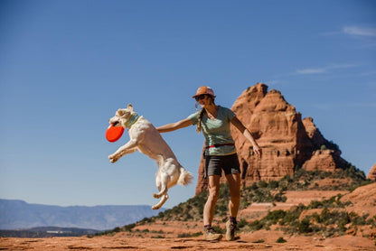 Ruffwear, Camp Flyer Dog Toy, Flying Disc, Red Sumac