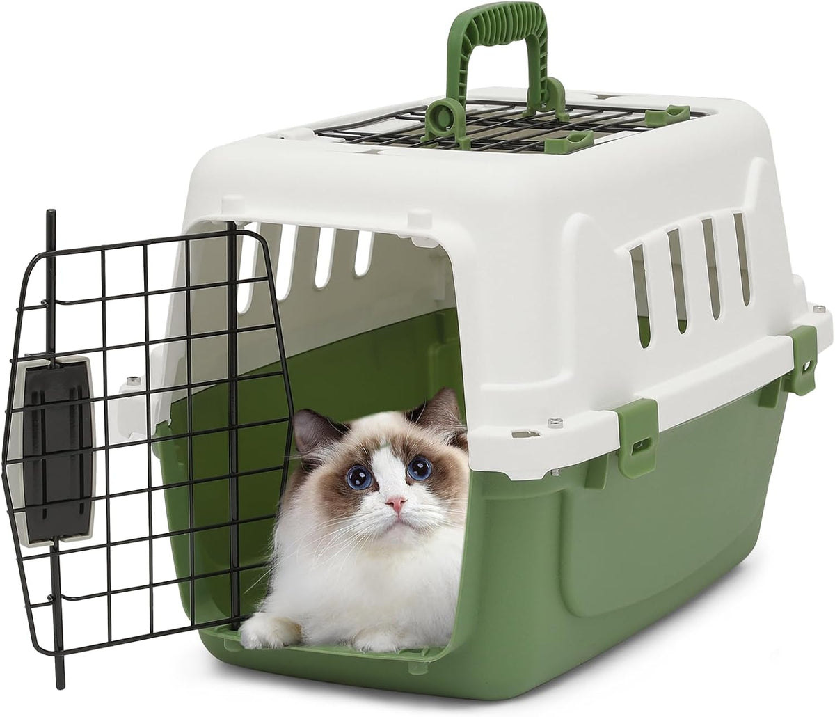 Athena Collection 18" Hard-Sided Travel Pet Carrier for Small Dogs and Cats