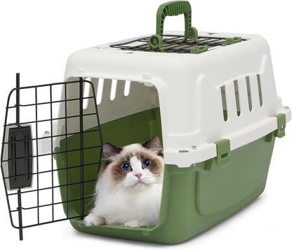 Athena Collection 18" Hard-Sided Travel Pet Carrier for Small Dogs and Cats