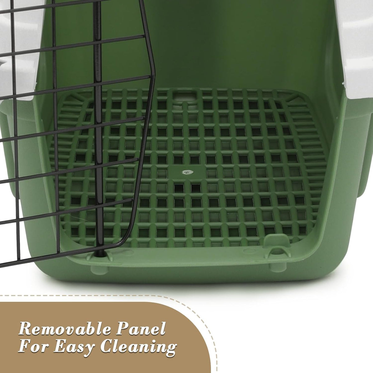 Athena Collection 18" Hard-Sided Travel Pet Carrier for Small Dogs and Cats