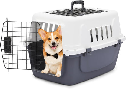 Athena Collection 18" Hard-Sided Travel Pet Carrier for Small Dogs and Cats