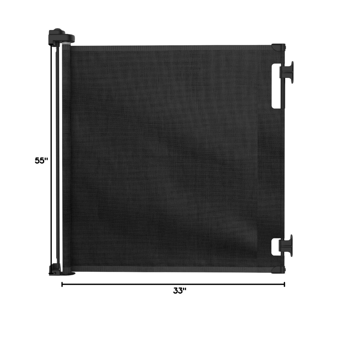Retractable Baby Gate - Mesh Dog & Pet Gate for Stairs