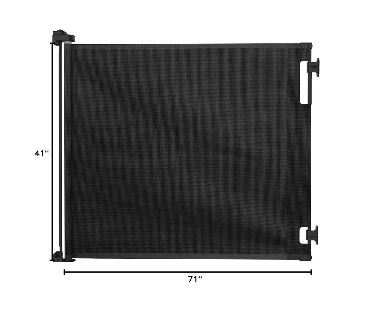 Retractable Baby Gate - Mesh Dog & Pet Gate for Stairs