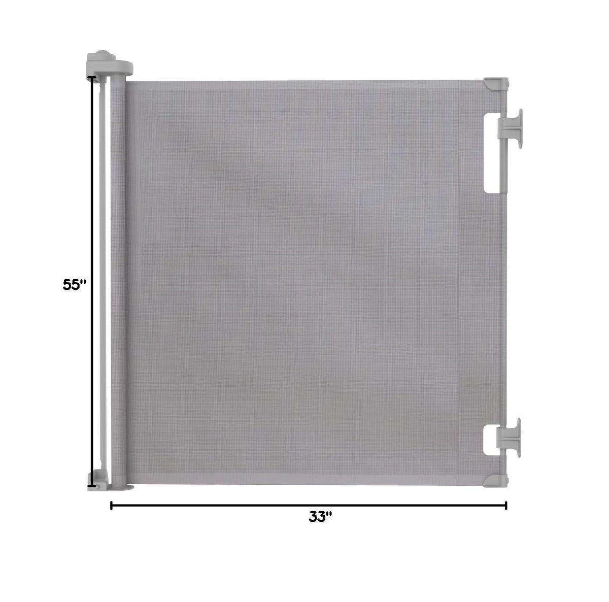Retractable Baby Gate - Mesh Dog & Pet Gate for Stairs