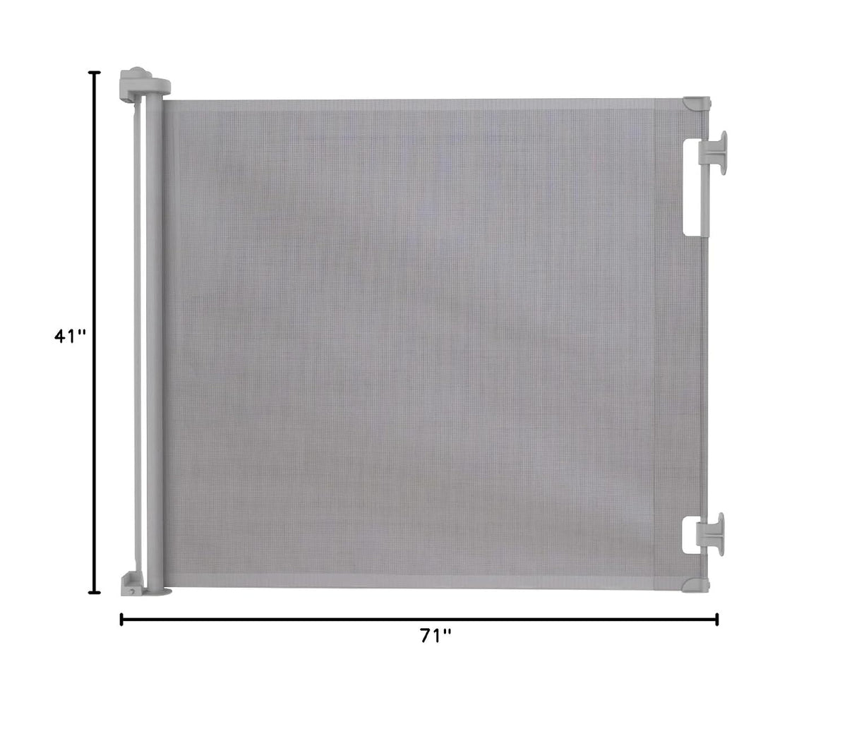 Retractable Baby Gate - Mesh Dog & Pet Gate for Stairs