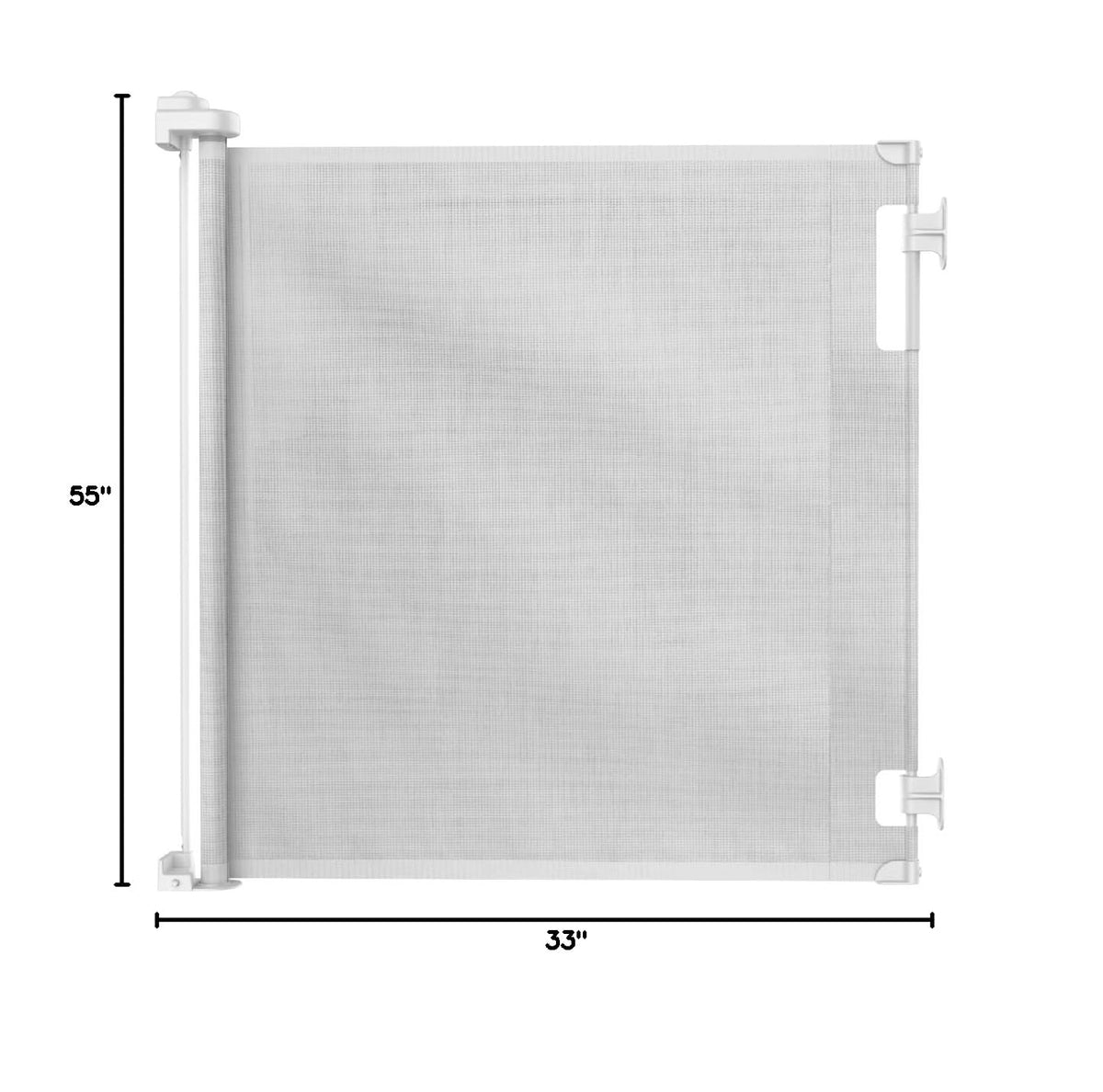 Retractable Baby Gate - Mesh Dog & Pet Gate for Stairs