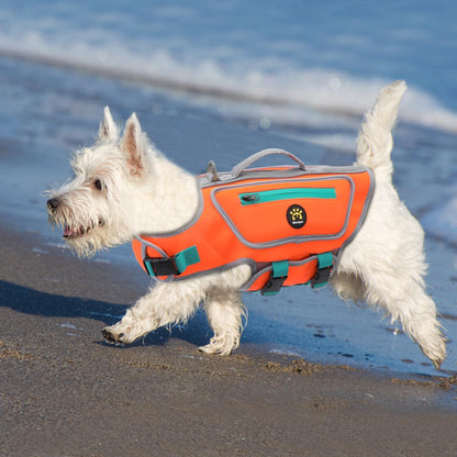 Dog Life Jacket, Good Visibility Pet Swimming Vest for Boating XL