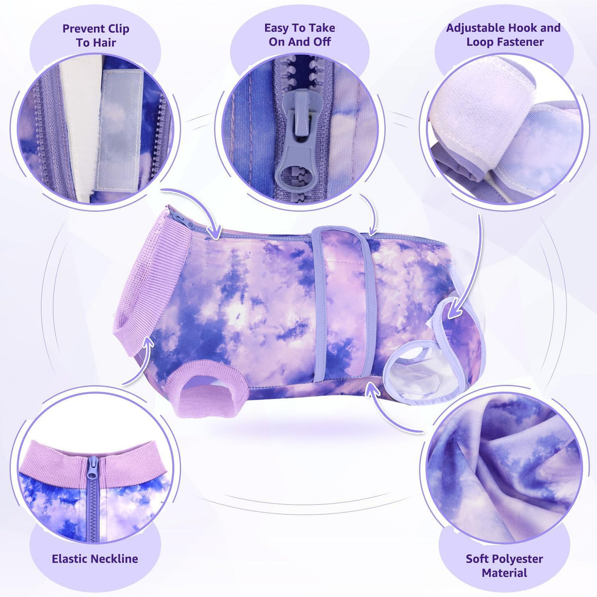 Dog Surgery Recovery Suit, Dog Onesie for Female Male Spay Neuter