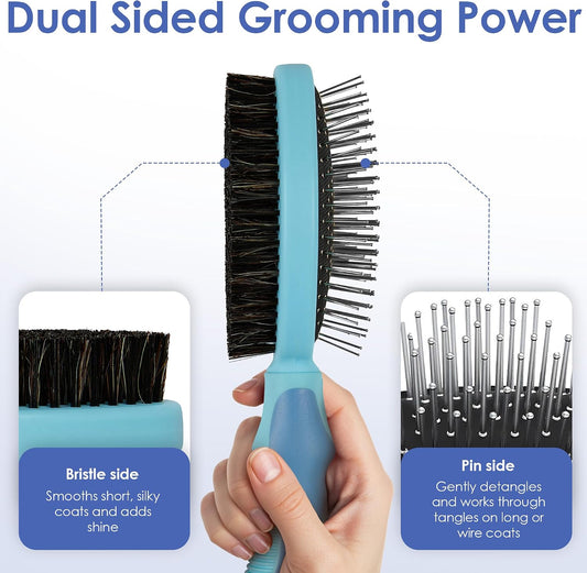AKC - Dog & Cat Nail Clippers & Filer | Professional Pet Grooming Tool with Stainless Steel Blades | Safety Guard & Easy Grip Handle | Durable & Anti-Slip | Safe for Small, Medium & Large Pets
