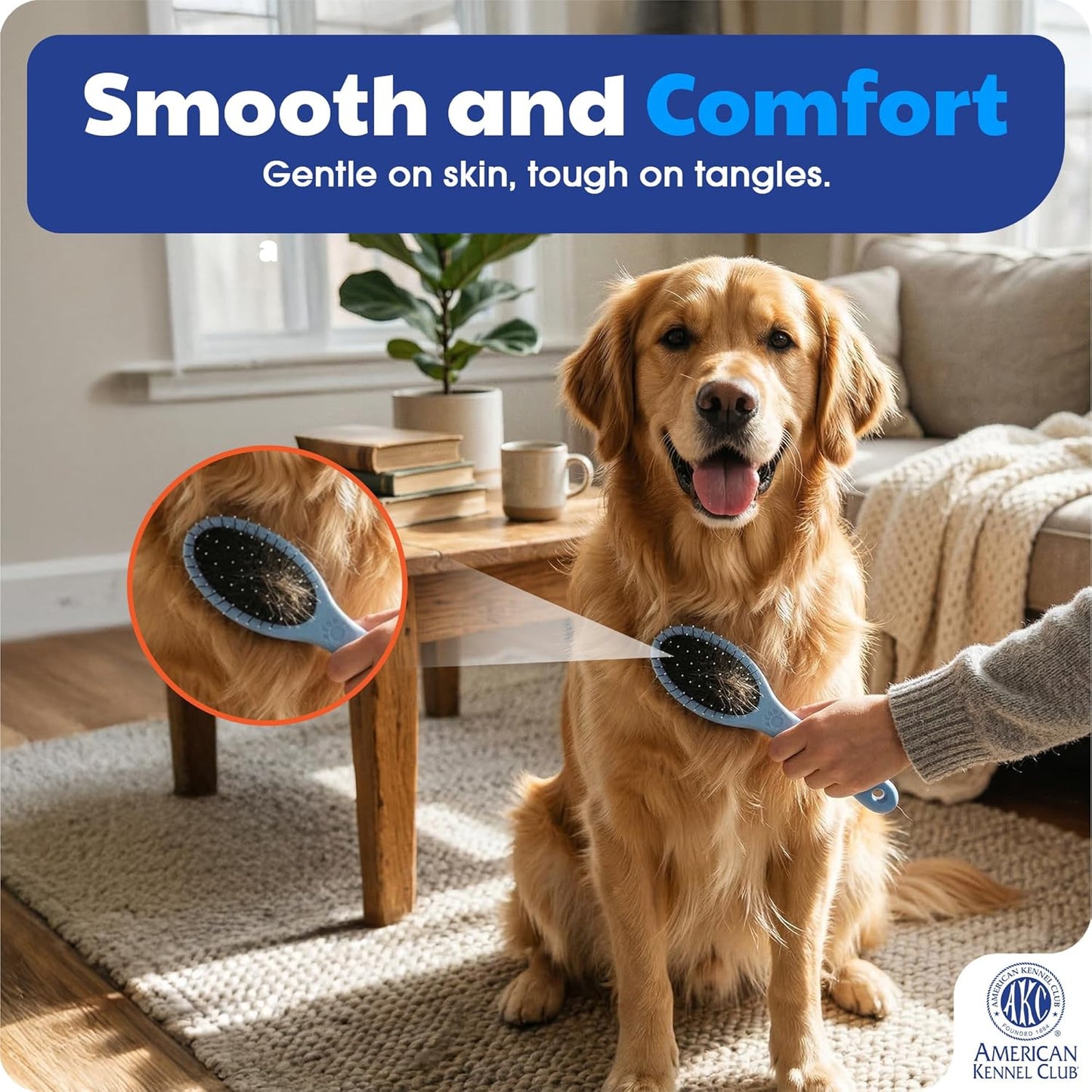AKC - Dog & Cat Nail Clippers & Filer | Professional Pet Grooming Tool with Stainless Steel Blades | Safety Guard & Easy Grip Handle | Durable & Anti-Slip | Safe for Small, Medium & Large Pets