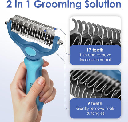 AKC - Dog & Cat Nail Clippers & Filer | Professional Pet Grooming Tool with Stainless Steel Blades | Safety Guard & Easy Grip Handle | Durable & Anti-Slip | Safe for Small, Medium & Large Pets