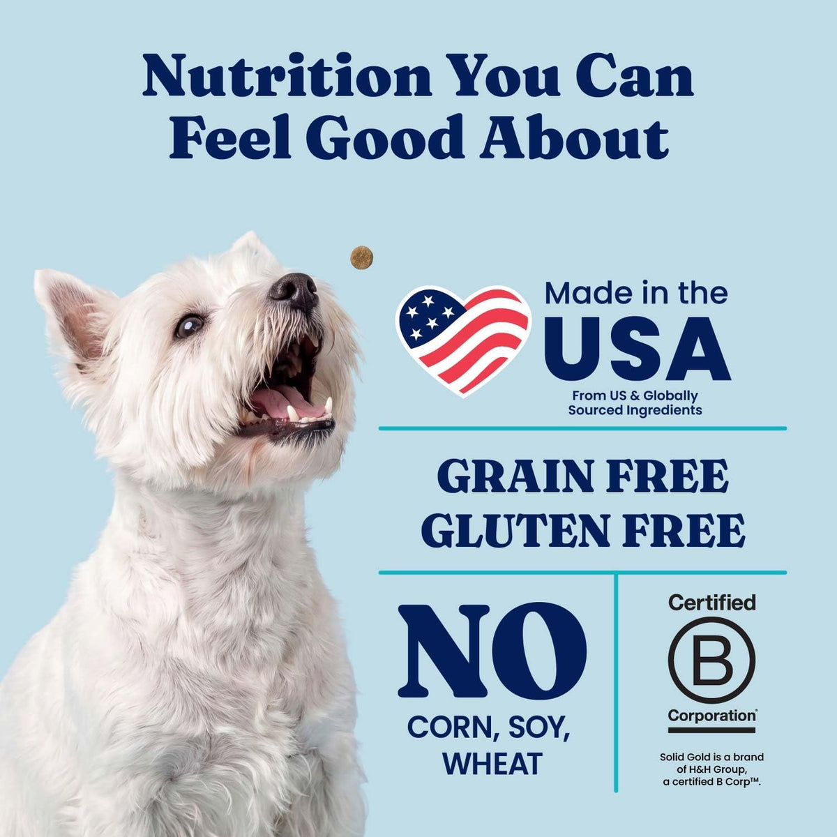 Solid Gold Small Breed Lamb Dry Dog Food, Grain Free, Small Bites, 3.75LB