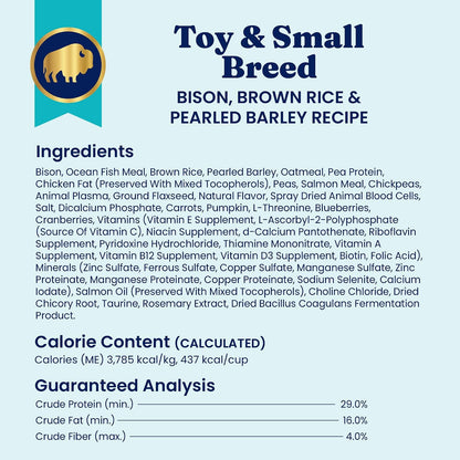 Solid Gold Small Breed Lamb Dry Dog Food, Grain Free, Small Bites, 3.75LB