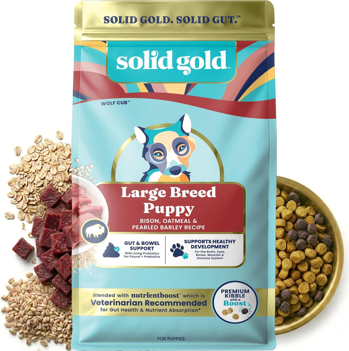 Solid Gold Small Breed Lamb Dry Dog Food, Grain Free, Small Bites, 3.75LB