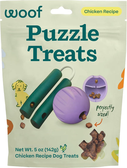 Air-Dried Puzzle Treats for Dogs, Chicken, 5 oz