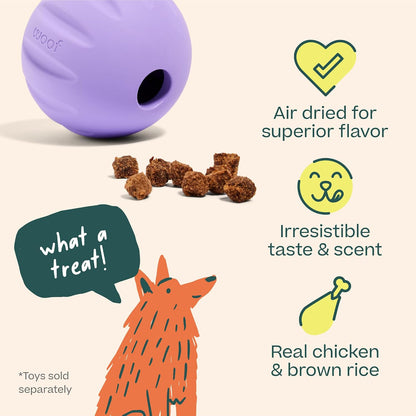 Air-Dried Puzzle Treats for Dogs, Chicken, 5 oz