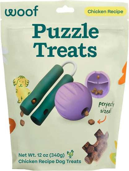 Air-Dried Puzzle Treats for Dogs, Chicken, 5 oz