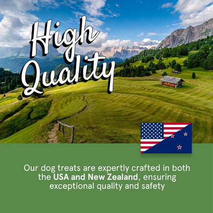 TRMC Real Meat Dog Treats - 12oz Bag of Bite-Sized Air-Dried Beef Jerky for Dogs - Grain-Free Jerky Dog Treats Made up of 95% Free-Range, Grass Fed Beef - All-Natural High Protein Dog Treats