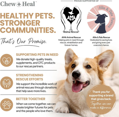 Glucosamine for Senior Dogs Hip and Joint Supplement, 60 Mobility Chews