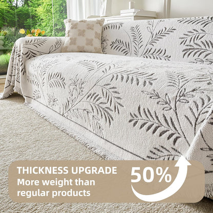 Couch Cover for Dogs Washable Sofa Cover, Sectional Couch Covers, Sofa Covers for 2 Cushion Couch, Non Slip Stripe Sofa Slipcovers Furniture Protector (Beige, 71x102)