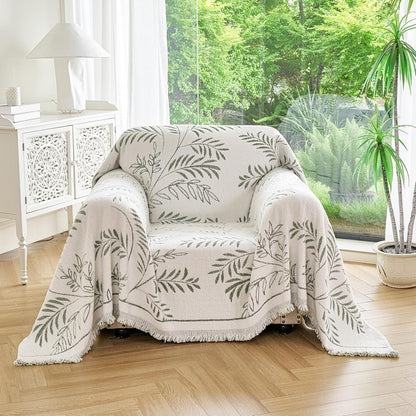 Couch Cover for Dogs Washable Sofa Cover, Sectional Couch Covers, Sofa Covers for 2 Cushion Couch, Non Slip Stripe Sofa Slipcovers Furniture Protector (Beige, 71x102)