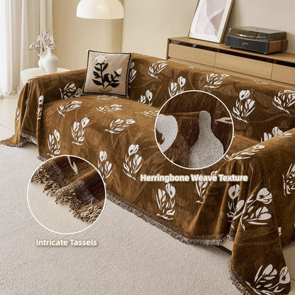 Couch Cover for Dogs Washable Sofa Cover, Sectional Couch Covers, Sofa Covers for 2 Cushion Couch, Non Slip Stripe Sofa Slipcovers Furniture Protector (Beige, 71x102)
