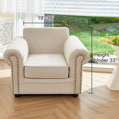 Couch Cover for Dogs Washable Sofa Cover, Sectional Couch Covers, Sofa Covers for 2 Cushion Couch, Non Slip Stripe Sofa Slipcovers Furniture Protector (Beige, 71x102)