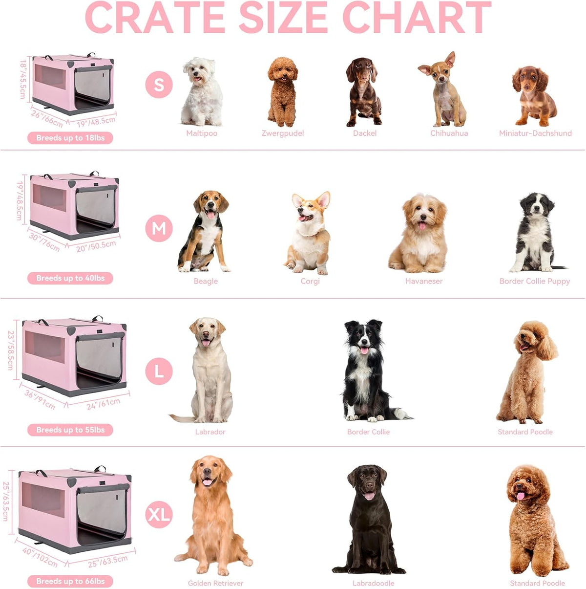 30" Soft Portable Dog Crate – Patented Spiral Sturdy Frame, Collapsible Travel Kennel for Medium Dogs, 3 Mesh Door, Lockable Zippers, Indoor & Car Use Green