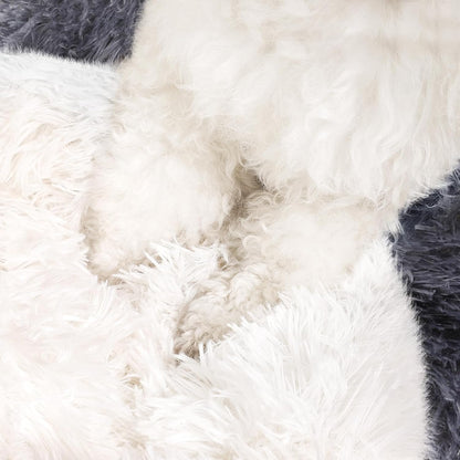 Hooded Donut Bed, Calming Cave for Cats & Small Dogs