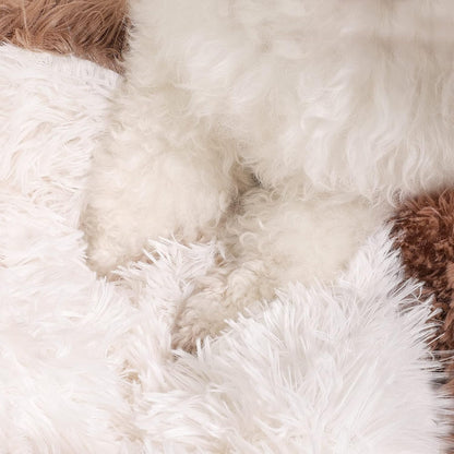 Hooded Donut Bed, Calming Cave for Cats & Small Dogs