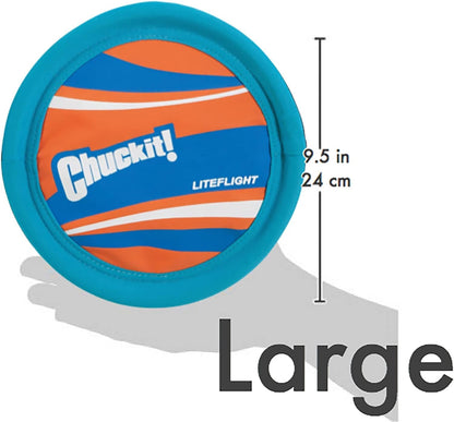 ! Lite Flight Dog Fetch Toy, Large (10 Inch Diameter)
