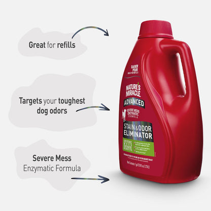 Advanced Dog Stain & Odor Eliminator, Severe Mess, 1 gal