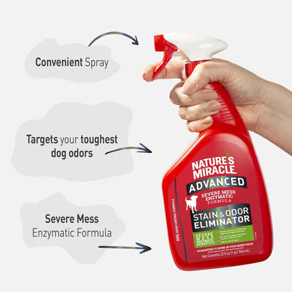 Advanced Dog Stain & Odor Eliminator, Severe Mess, 1 gal