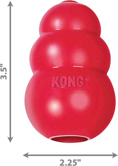 Classic Stuffable Dog Toy, Natural Rubber Chew, for Large Dogs