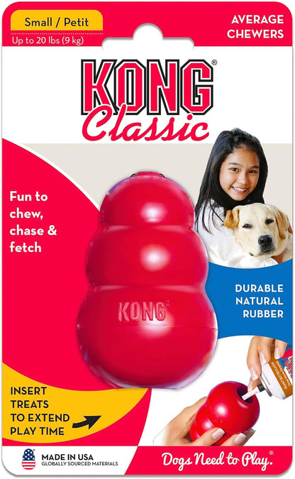 Classic Stuffable Dog Toy, Natural Rubber Chew, for Large Dogs