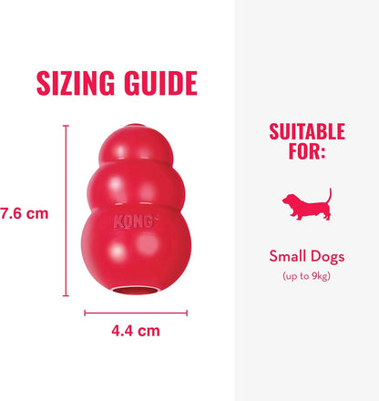 Classic Stuffable Dog Toy, Natural Rubber Chew, for Large Dogs